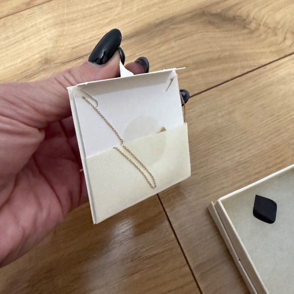 Covet 14kt Gold and Black Diamond Renegade Necklace - Picture 7 of 8